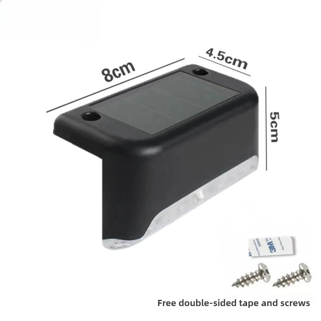 1-10PCS Solar Deck Lights Outdoor Step Lights Waterproof Led Solar Lights for Railing Stairs Step Fence Yard Patio and Pathway