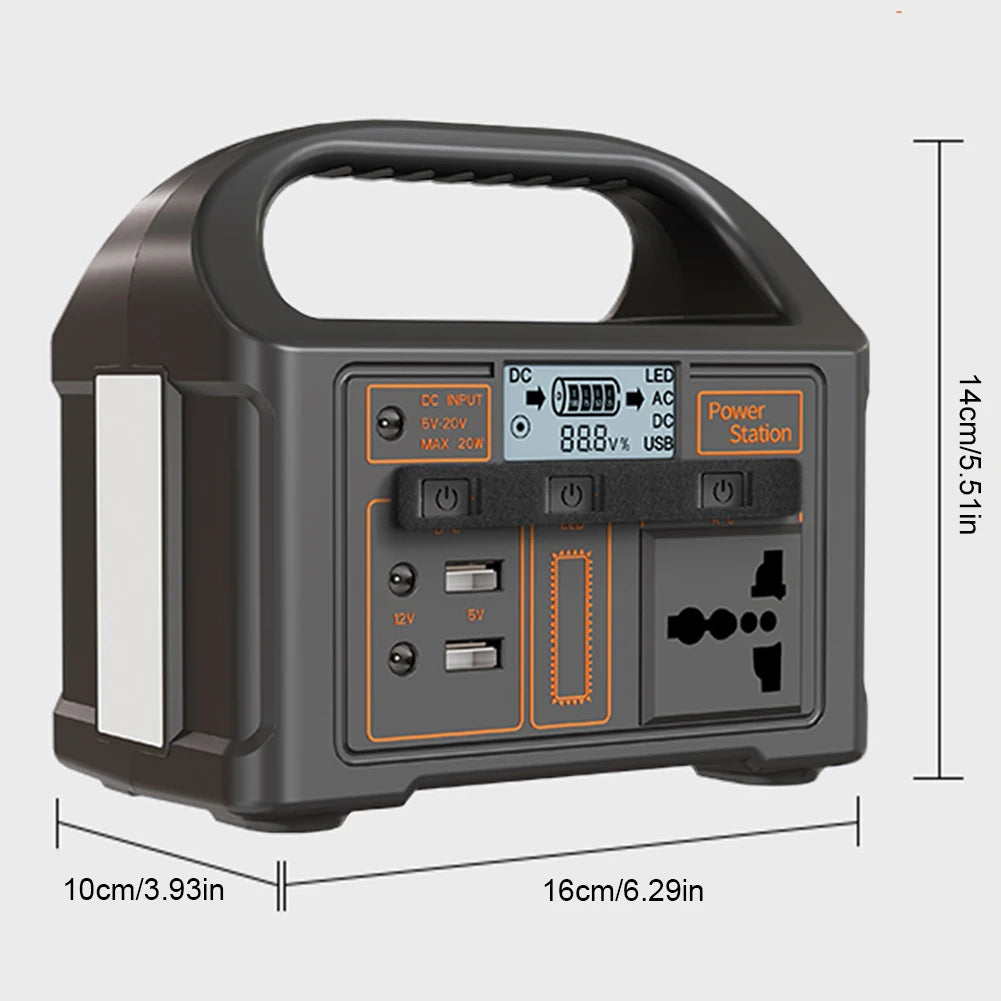 110V/220V Solar Power Station 100W Portable Power Generator Outdoor Camping Power Bank Portable Outdoor Generator Power Bank