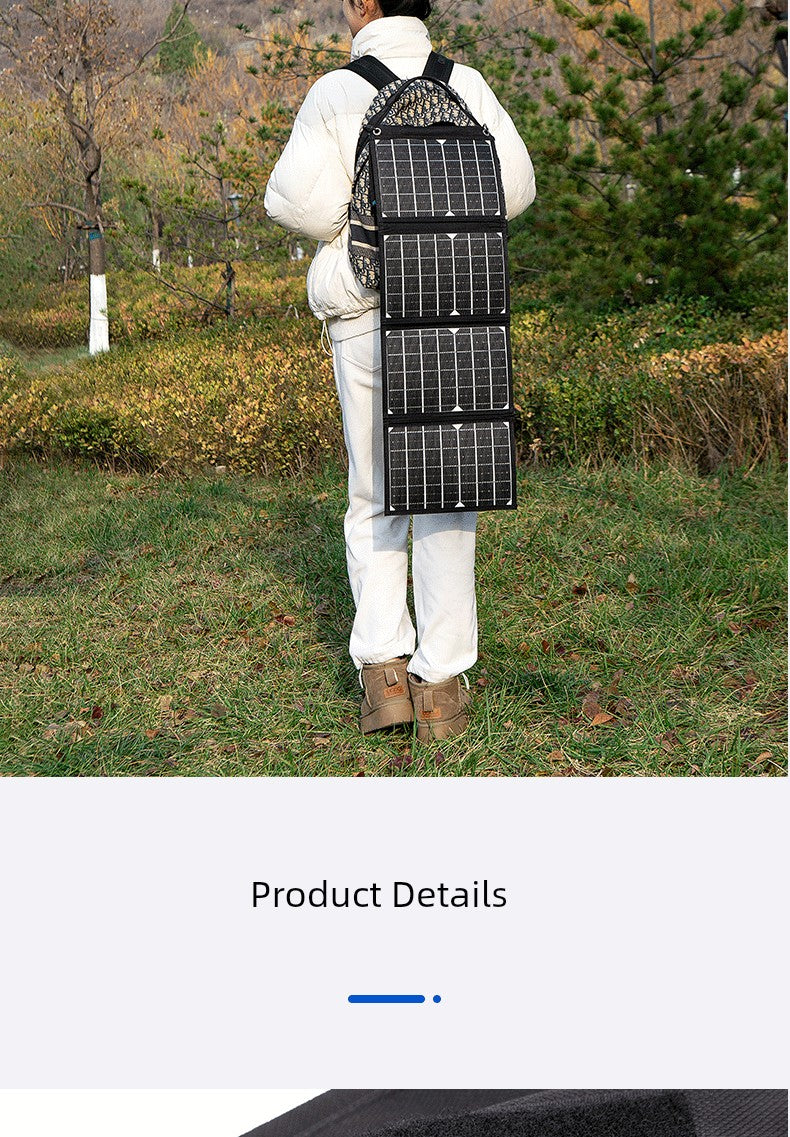 18V Portable Mobile Phone Outdoor Foldable Movable Power Supply