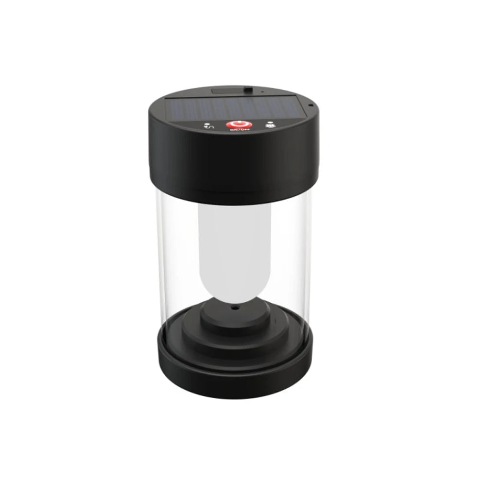 Solar Camping Light Tent Lights Rechargeable LED Solar Night Light 5 Modes Ornament Outdoor Weddings Celebrations Picnics Campin