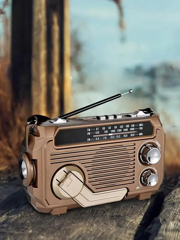 Solar Charging Emergency Radios Portable Radio Receiver Crank Radio Solar Hand Crank Radio Emergency Multifunctional Radio