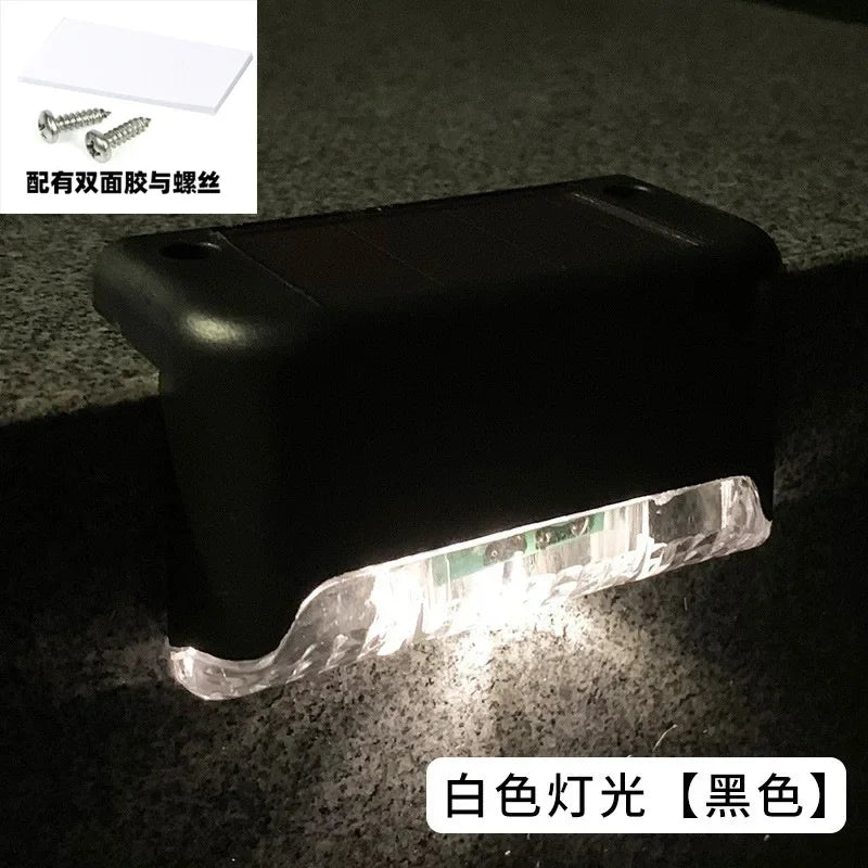 Solar Light Outdoor Stair Wall Step LED Street Garden Balcony Decoration Waterproof Stairs Fence Lamp