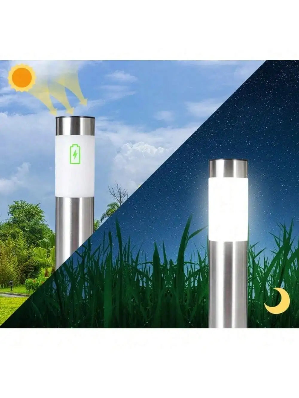 Solar Pathway Lights Outdoor Waterproof-Auto On/Off Solar Garden Lights for Yard Walkway Driveway Patio Lawn&Path-Upgraded Brigh