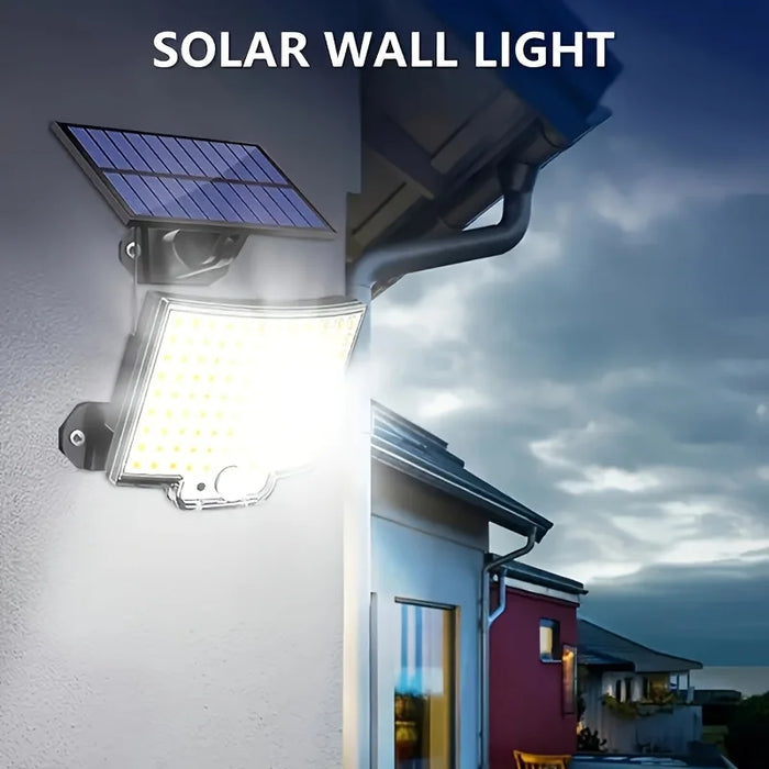 Solar Lights Outdoor 106 LEDS 3000LM Solar Powered Motion Sensor Flood Light With Remote Waterproof Led Solar Security Wall Lamp