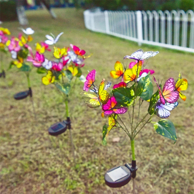 Solar Butterfly LED Fairy Lights - Perfect for Valentine's Day Easter Halloween Christmas Decoration Solar Outdoor Garden Lamp