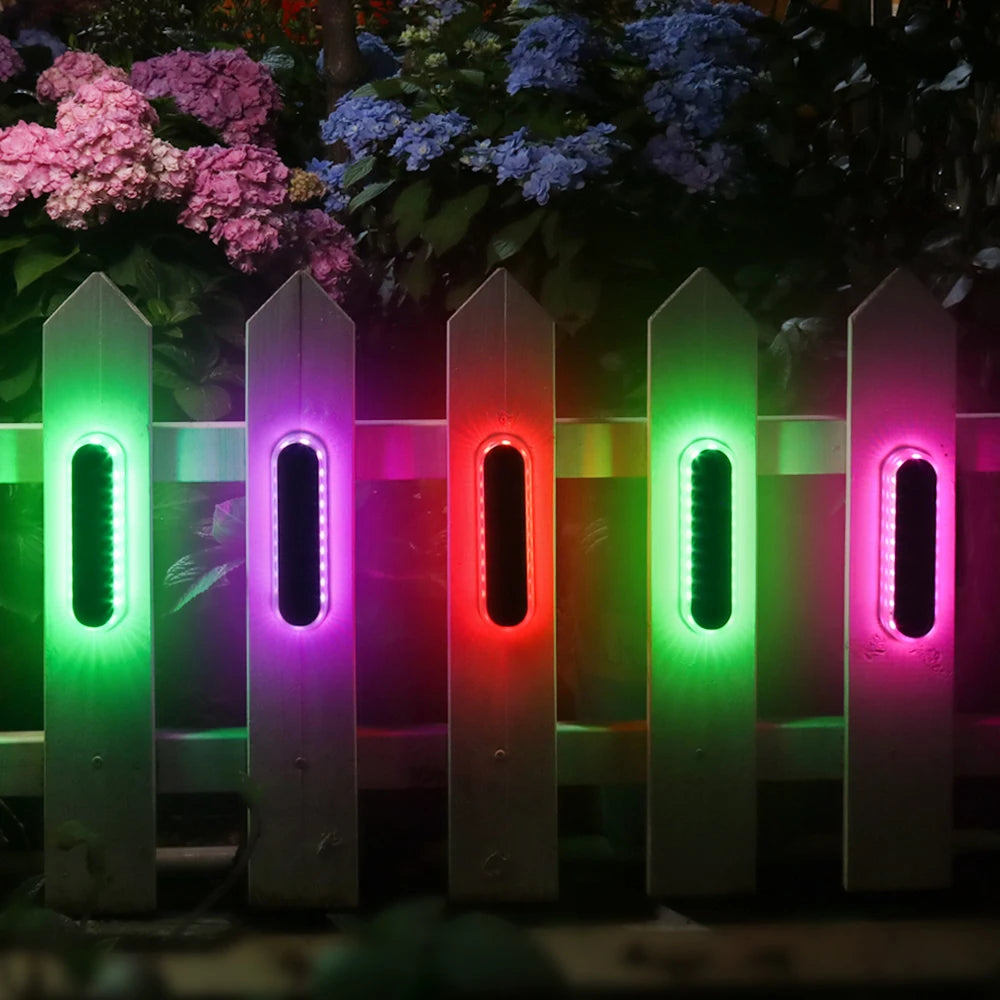 Solar Deck Lights Outdoor Waterproof LED Step Sidewalk Stair Garden Light IP68 Auto On/Off Solar Powered Dock Driveway Lighting