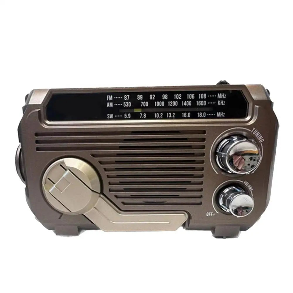 Solar Charging Emergency Radios Portable Radio Receiver Crank Radio Solar Hand Crank Radio Emergency Multifunctional Radio