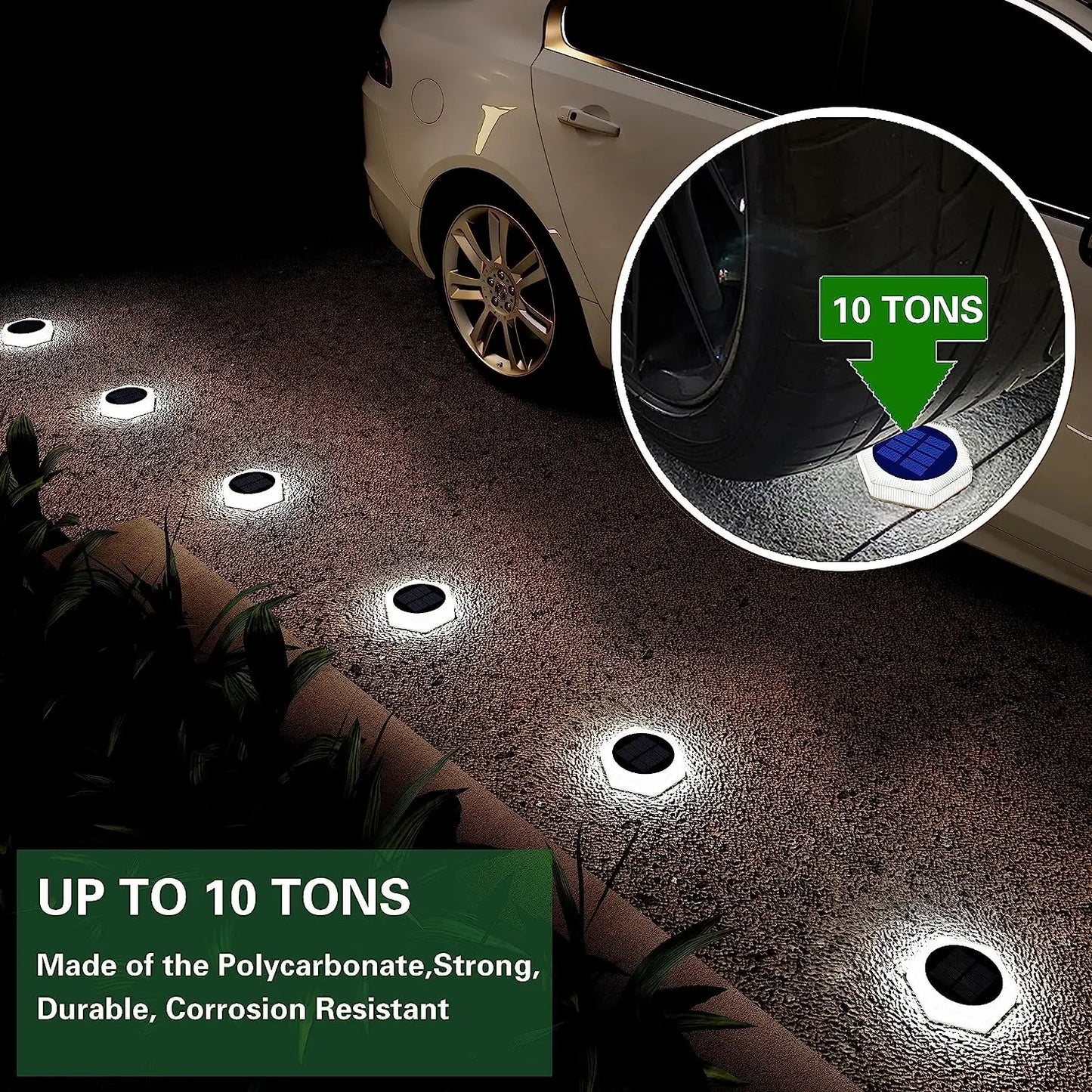 Solar Lights Outdoor Solar Garden Step Lighting Waterproof For Stairs Patio Pathway Yard Fence Wall Lamp Christmas Decoration