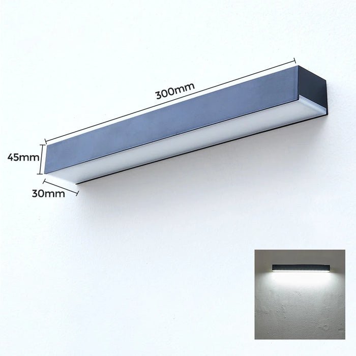 Solar Wall Light Outdoor Lighting Waterproof Fixture Doorway Courtyard Garden Balcony Home Decoration LED Solar Wall Lamp