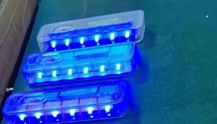 Solar LED Step Lights 4 Pack Outdoor IP68 Waterproof high Brightness Stairs Lamp With Lens Decor Lighting For Garden Deck Path