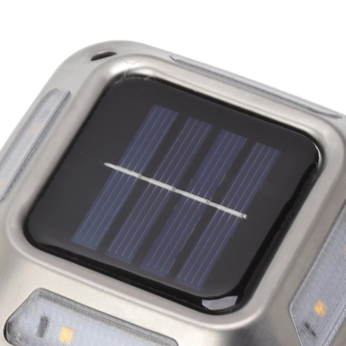 1PCS 8 LEDs Solar Ground Light Solar Light Waterproof Warm Light Solar Garden Lamp Outdoor Courtyards Driveway Marker Light