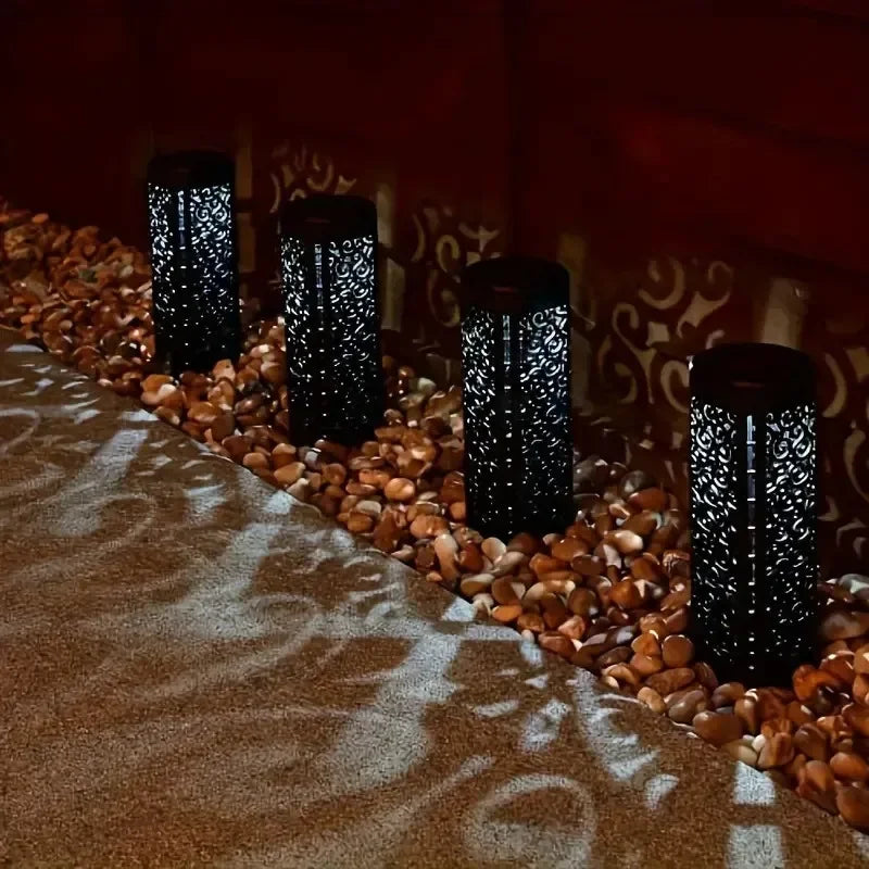 Solar Lawn Light Outdoor Solar Powered Buried Path Lights Waterproof Garden Lights For Park Landscape Courtyard Pathway