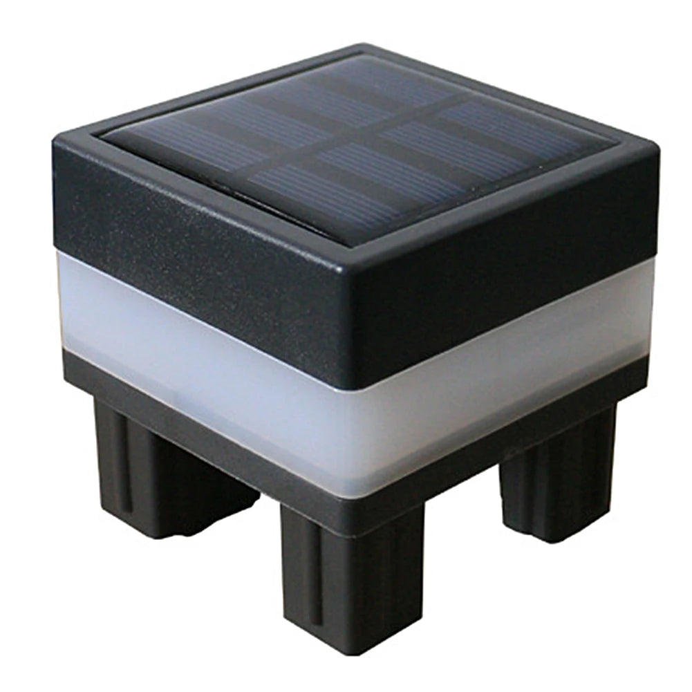 1-5Pcs Solar LED Fence Lamp Pillar Light Easy Installation Waterproof Outdoor Lamp GlowIing Path Yard Lights for Garden Decor