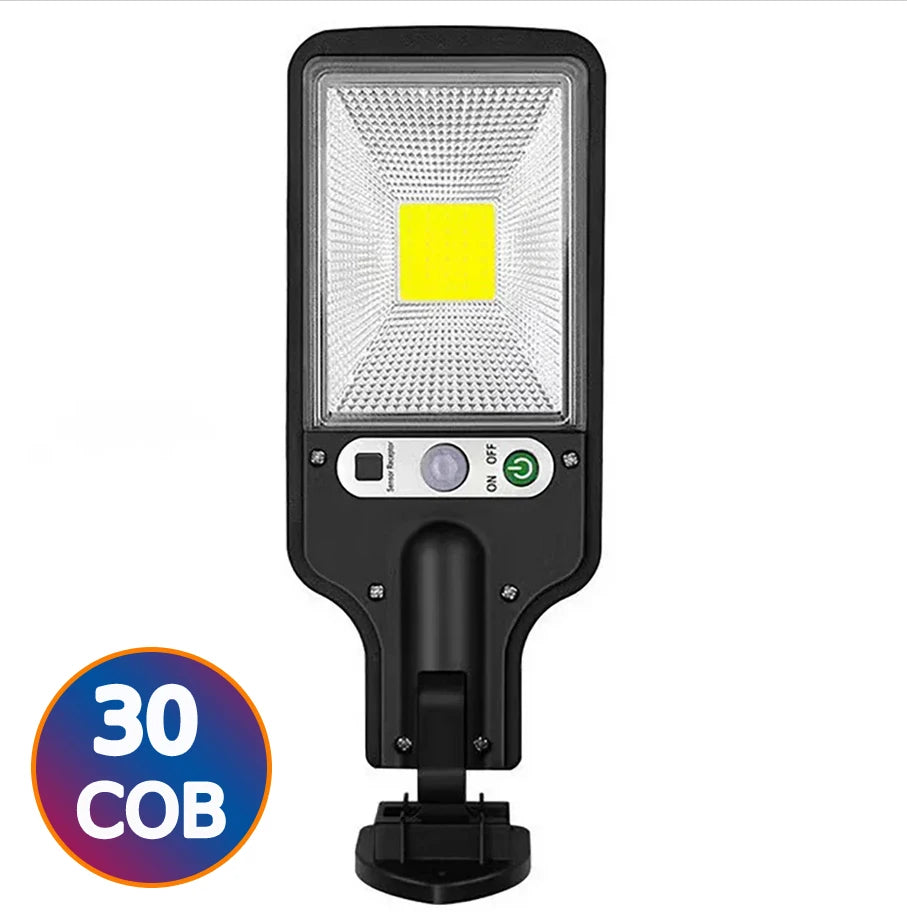 Solar Lights Outdoor 3 Modes 30COB 72COB Waterproof Street Lamp Motion Sensor Security Lighting for Garden Patio Path Yard
