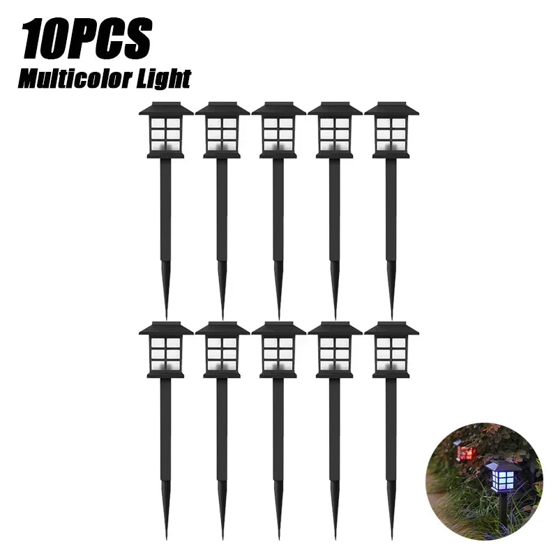 Led Solar Pathway Lights Waterproof Outdoor Solar Lamp for Garden/Landscape/Yard/Patio/Driveway/Walkway Lighting