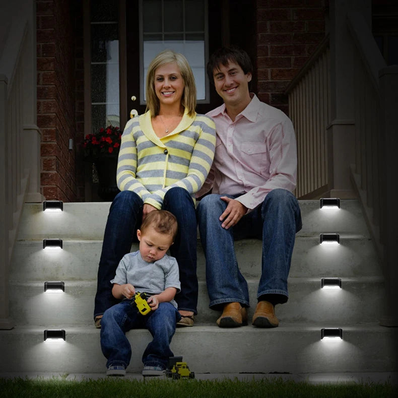 Solar Pathway Light,Outdoor Step Light,Garden Fence Light,Yard Decor,Stair Railing Lamp,Waterproof Solar LED,Patio,Hedge,Walkway