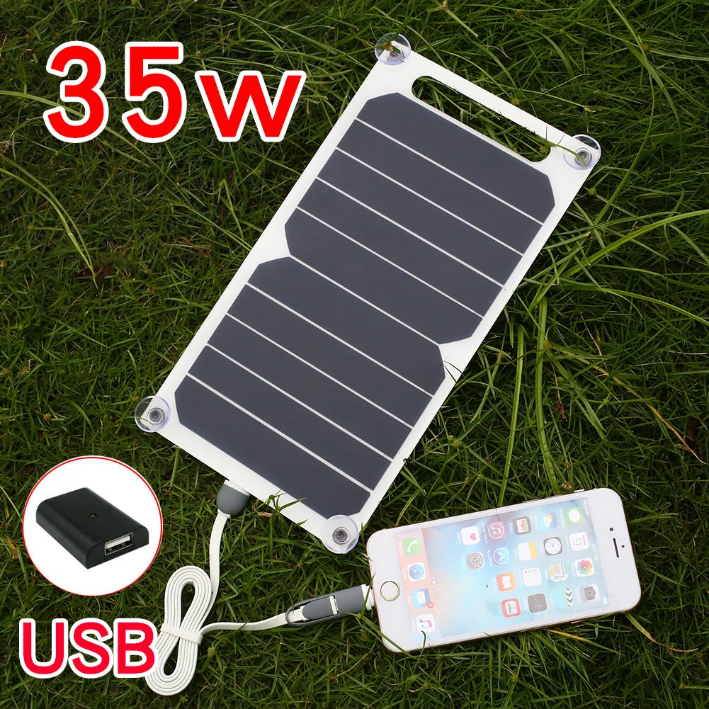 USB 5V Solar Panel System with Camping Charging for Power Banks and Mobile Phones for Phone Car Mp3 PAD Charger Outdoor Batter