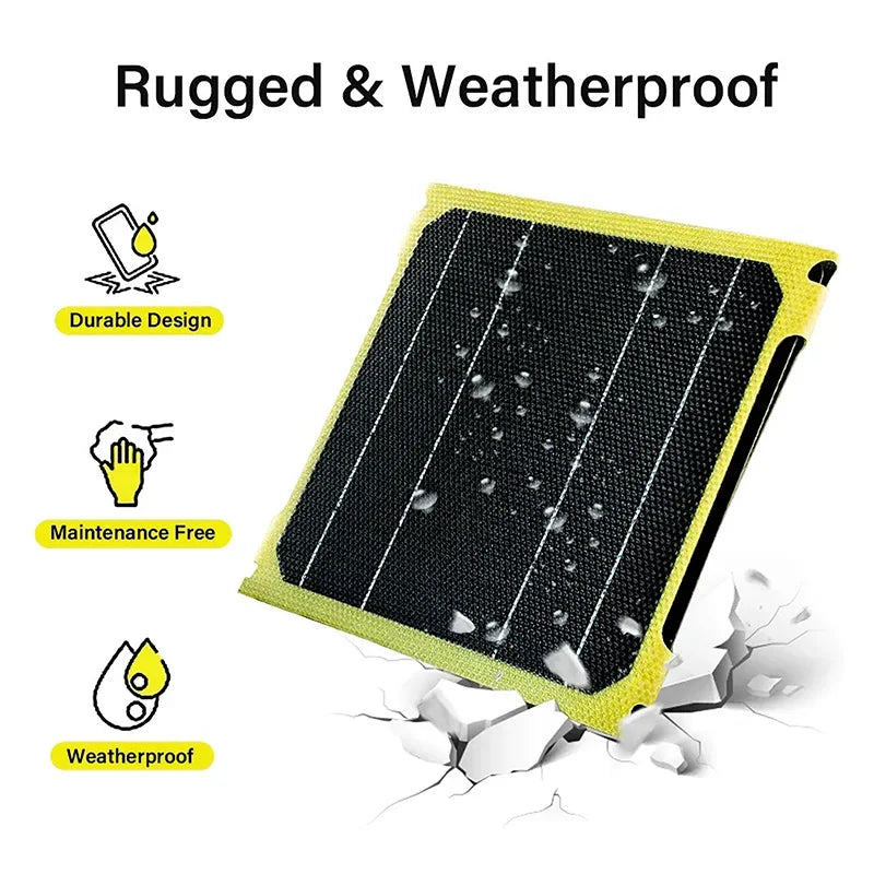 Outdoor Flexible Solar Panel 5V 30W 40W Portable Battery Mobile Phone Charge PD QC 3.0 9V 12V for USB A C Cells Power Bank