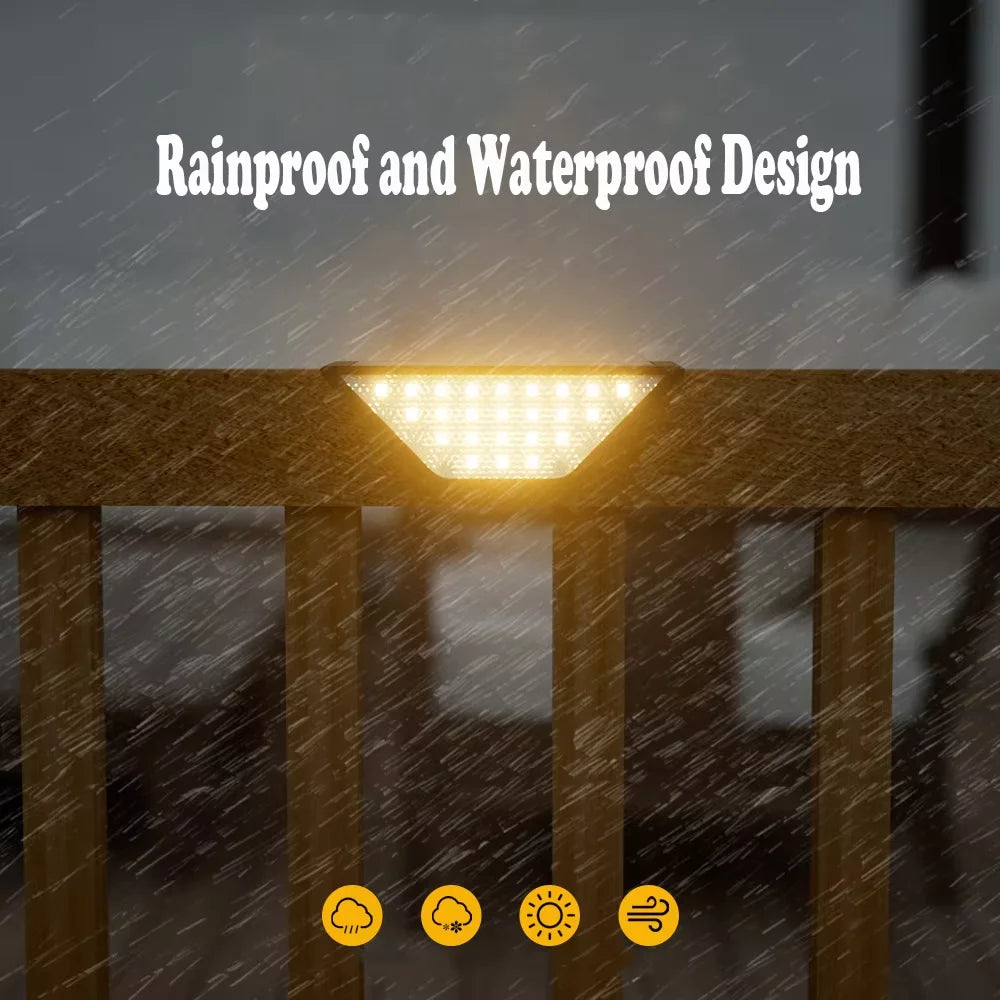 Solar Pathway Lights Waterproof Upgraded Walkway Landscape Outdoor Driveway Auto On/Off Lights for Yard Lawn Patio