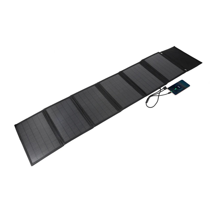100W Solar Panel Folding Bag USB+DC Output Solar Charger Portable Foldable Solar Charging Device Outdoor Portable Power Supply