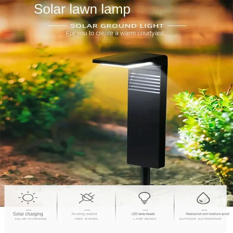 LED Solar Lawn Lights Outdoor Waterproof Courtyard Lights Garden Villas Residential Areas Decorative Areas