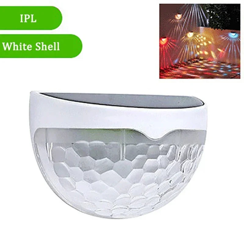 2/4/6/10/12/18/20Pcs Solar Fence Light Outdoor Waterproof Wall Lamps Festoon Decoration LED Light for Garden Step Patio Stairs