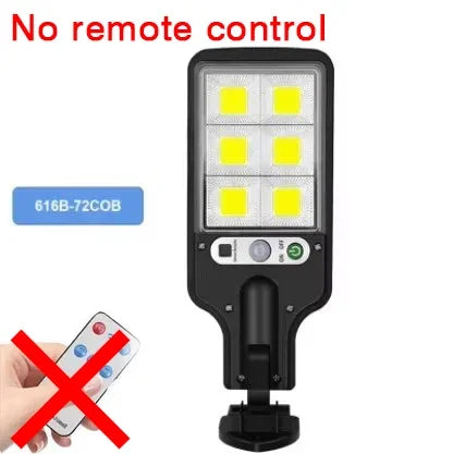 Solar Street Lights Outdoor 108COB LED Solar Wall Lamp With 3 Lighting Mode Motion Sensor Security for Garden Patio Path Yard