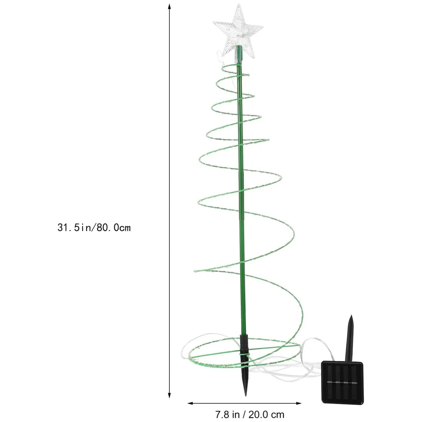 New Solar-powered Christmas Tree, Halloween Tree Decoration, Artificial Christmas Tree, Lawn Light, Solar LED Landscape Light