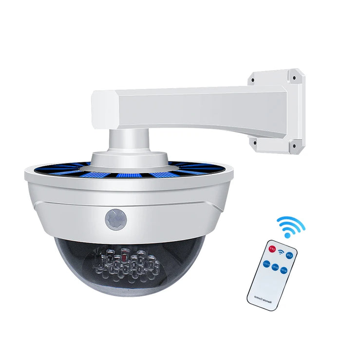 Solar Powered Fake Security Camera Shape Solar Light with PIR Motion Sensor Detection Lights for Outdoor Home Office Shop Garage