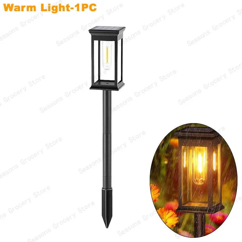 Led Solar Pathway Lights Waterproof Outdoor Solar Lamp for Garden/Landscape/Yard/Patio/Driveway/Walkway Lighting Solar Lights