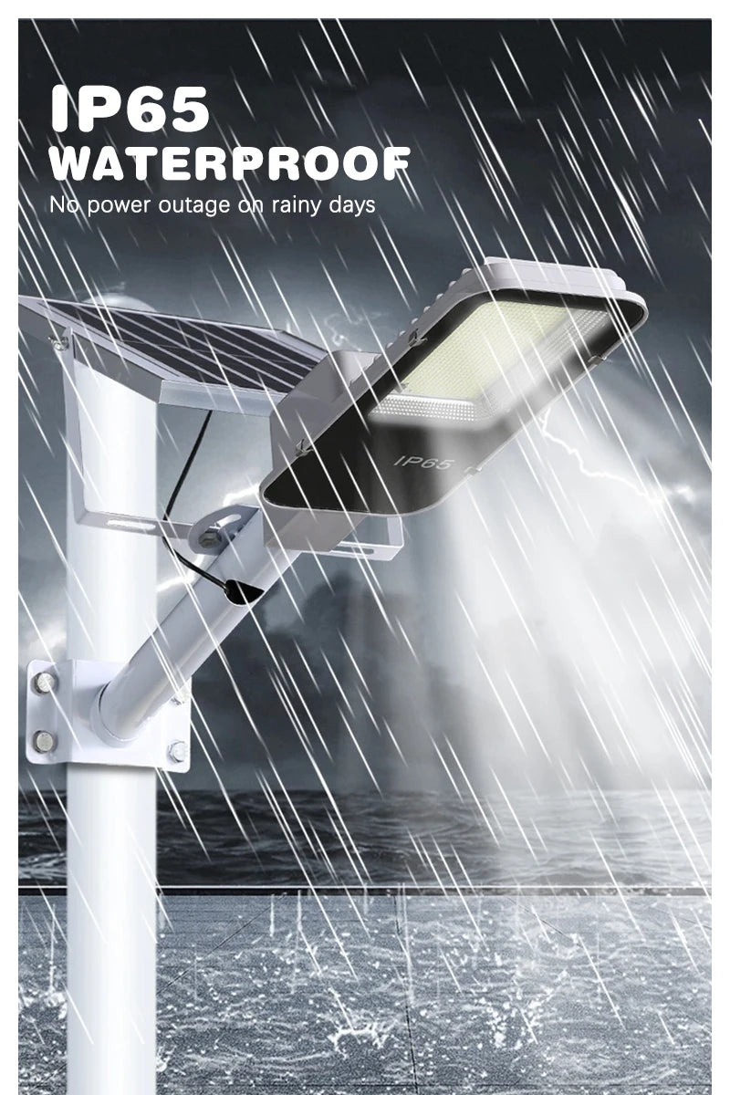 Led Solar Street Light Outdoor Garden IP65 Waterproof Solar Light 50-200W Courtyard Porch Balcony Garage Dusk To Dawn Wall Lamp