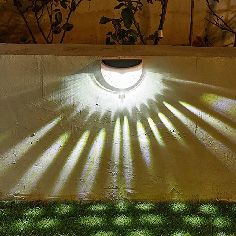 2/4/6/10/12/18/20Pcs Solar Fence Light Outdoor Waterproof Wall Lamps Festoon Decoration LED Light for Garden Step Patio Stairs
