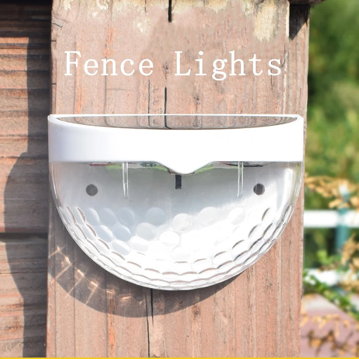 6PCS Solar Fence Lights Deck Lights Solar Wall Mount Outdoor Lamp White LED Lamp Lighting For Garden Home Patio Yard Camp Light