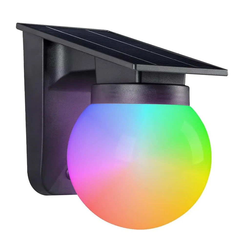 Auto on/Off Solar Wall Light Wall Mounted IP65 Waterproof Solar Induction Lamp Durable Sturdy Outdoor Solar Wall Lamp