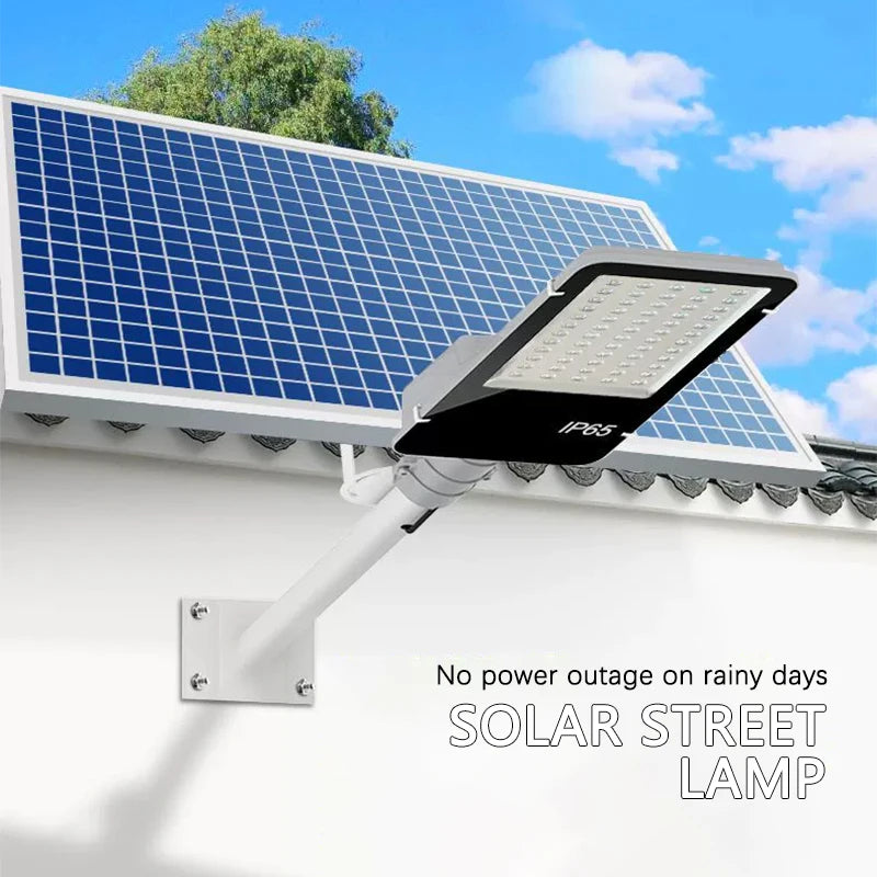 Led Solar Street Light Outdoor Garden IP65 Waterproof Solar Light 50-200W Courtyard Porch Balcony Garage Dusk To Dawn Wall Lamp