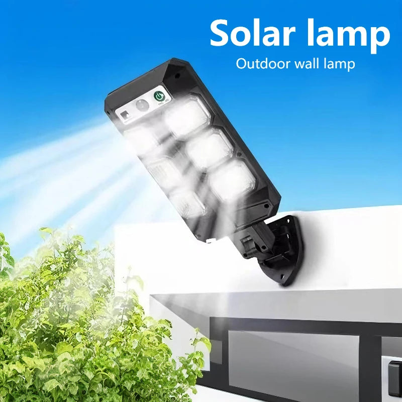LED Solar Street Light Outdoor Waterproof LED for Garden Wall Adjustable Angle Solar Lamp Street Yard Lantern Garden Decoration