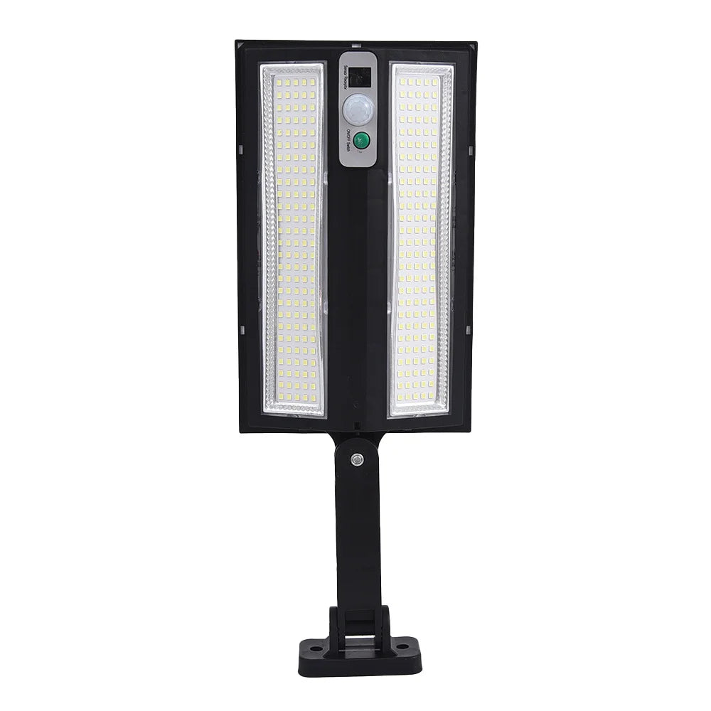 Outdoor Solar Street Light with Remote Control Solar Security Light 6500K Dusk to Dawn Motion Sensor Light for Garden Patio