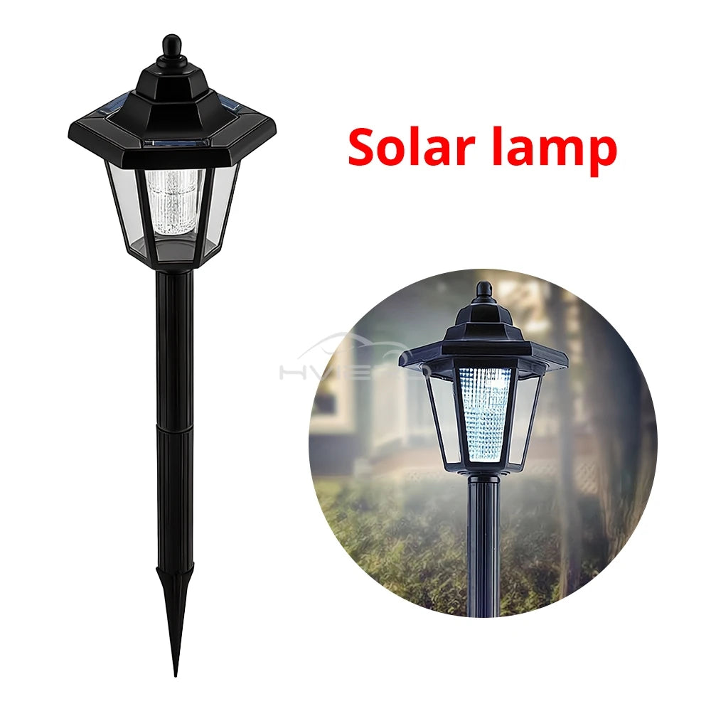 LED Small Solar Pathway Light Ground Insertion Waterproof Outdoor Lamp For Garden Landscape Yard Driveway Walkway Lighting Night