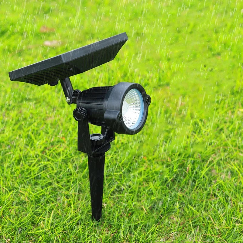 10W 15W Solar Lawn Lamp Outdoor landscape Spotlight IP65 Waterproof for Garden Backyard Pathway Driveway Patio Decor Spot Light