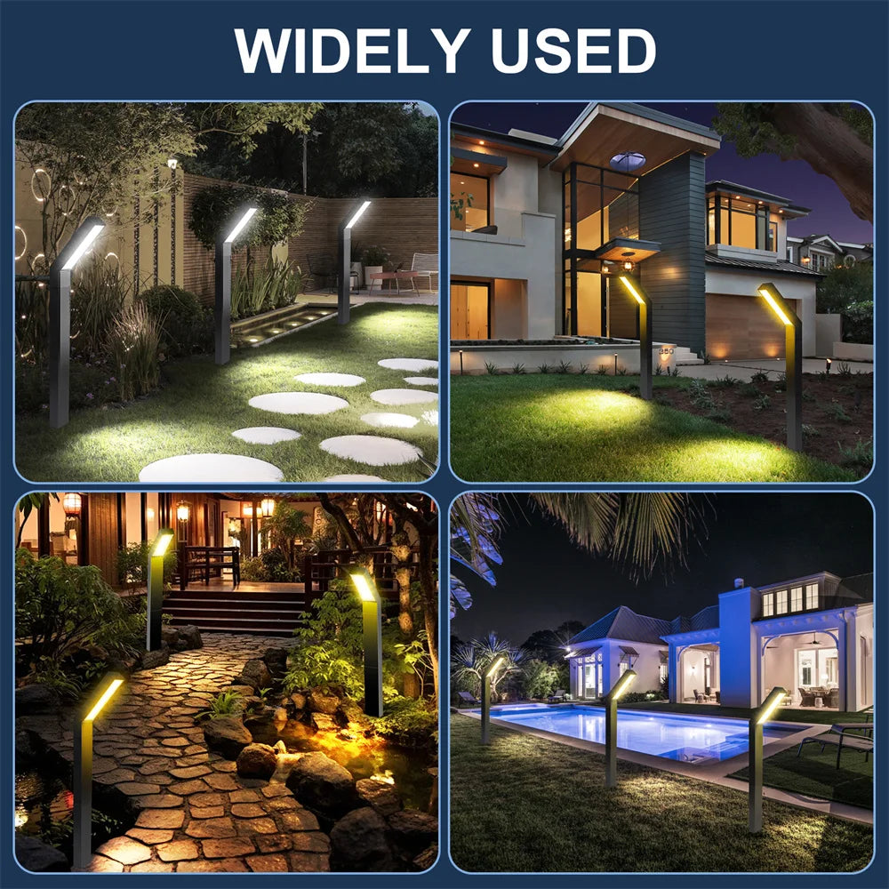 1/4 Pack Solar Pathway Lights Outdoor Solar Lights IP65 Waterproof Garden Lights Solar Lamp Outdoor Landscape Lamps for Lawn