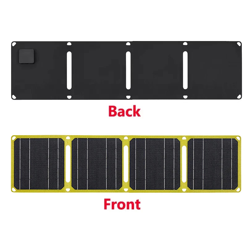 Outdoor Flexible Solar Panel 5V 30W 40W Portable Battery Mobile Phone Charge PD QC 3.0 9V 12V for USB A C Cells Power Bank