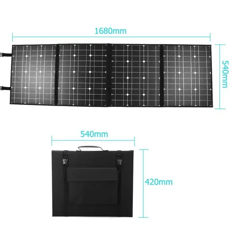 400W Foldable Solar Panel Portable Solar Cell Rechargeable Solar Power System for RV Car Boat Camping Hiking Battery Charger