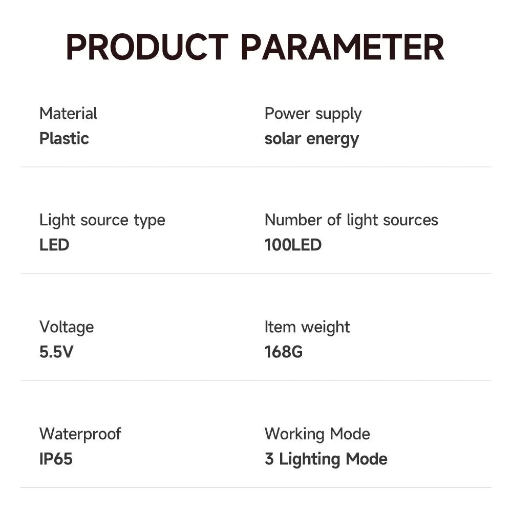 100 LED Solar Wall Lamp Wireless with Motion Sensor Human Waterproof Garden Decoration Spotlights Stairs Outdoor Wall Light