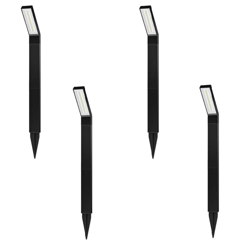 1/4 Pack Solar Pathway Lights Outdoor Solar Lights IP65 Waterproof Garden Lights Solar Lamp Outdoor Landscape Lamps for Lawn