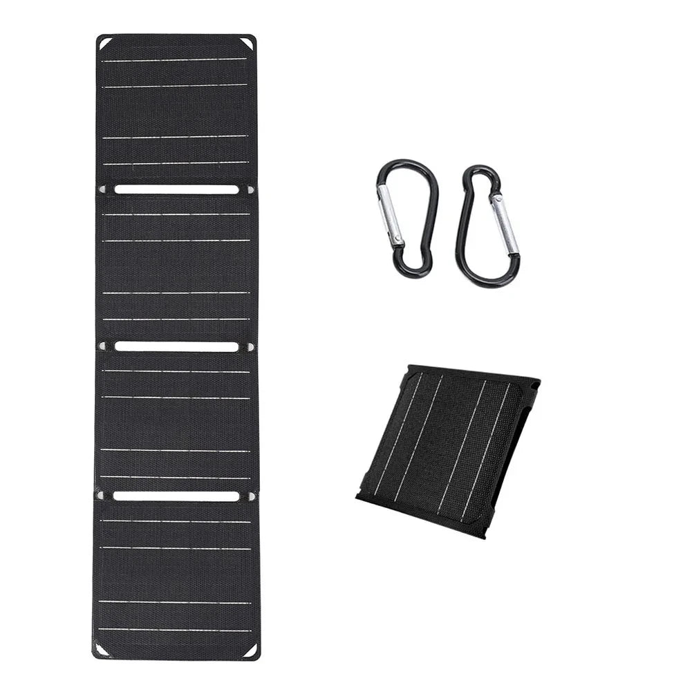 Outdoor Flexible Solar Panel 5V 30W 40W Portable Battery Mobile Phone Charge PD QC 3.0 9V 12V for USB A C Cells Power Bank
