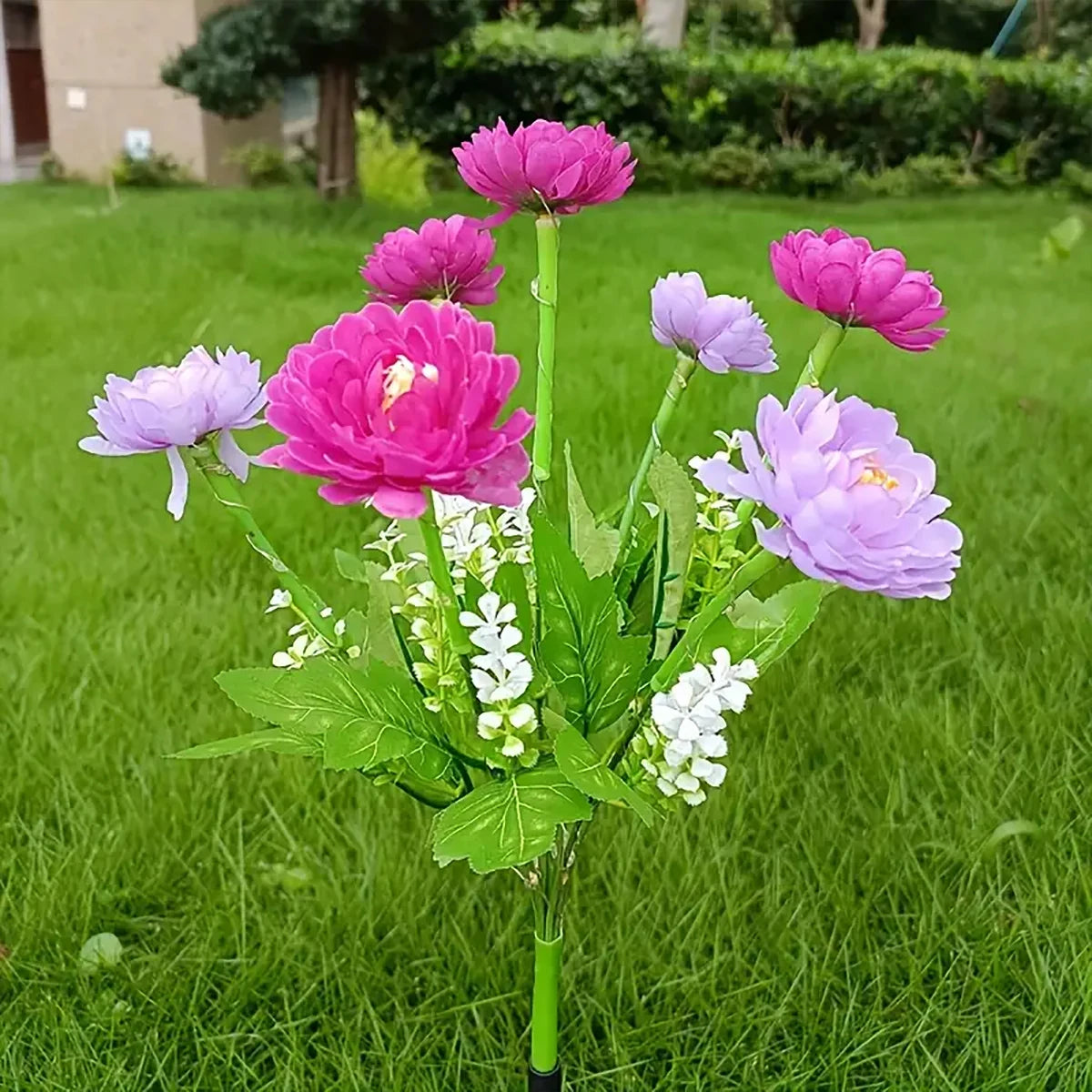 Solar snowdrop light, outdoor solar garden light for yard, garden, path, sidewalk, terrace, lawn decoration