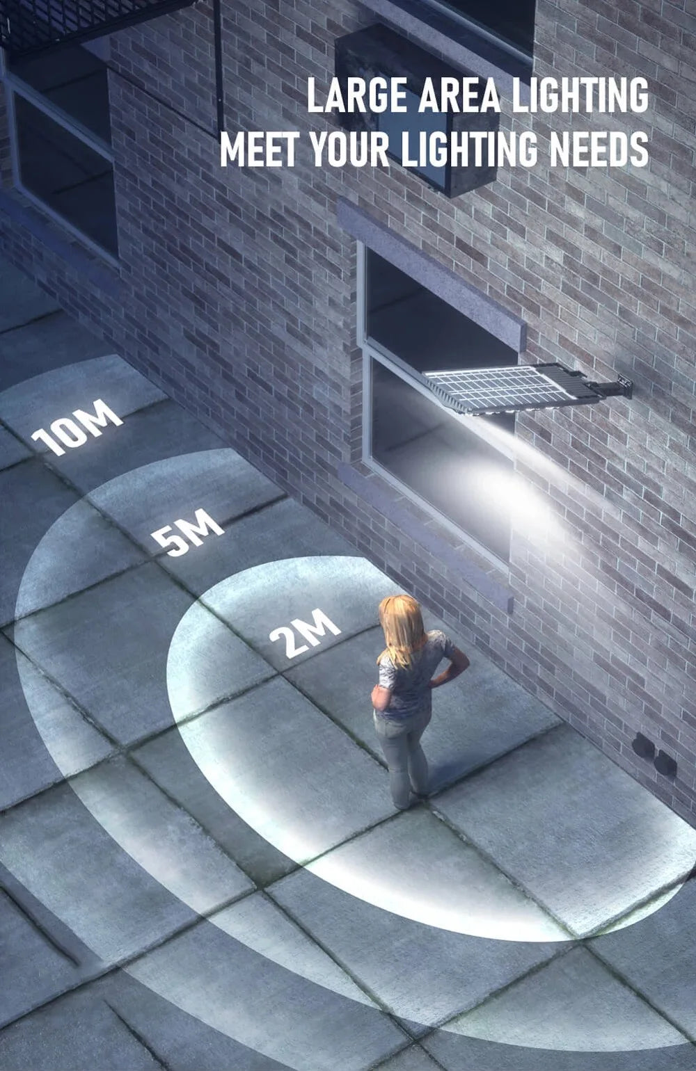 Powerful Solar Lights Outdoor 12000LM 598LED Motion Sensor Street Light 3Modes Waterproof IPX65 Garden Lamp With Remote Control