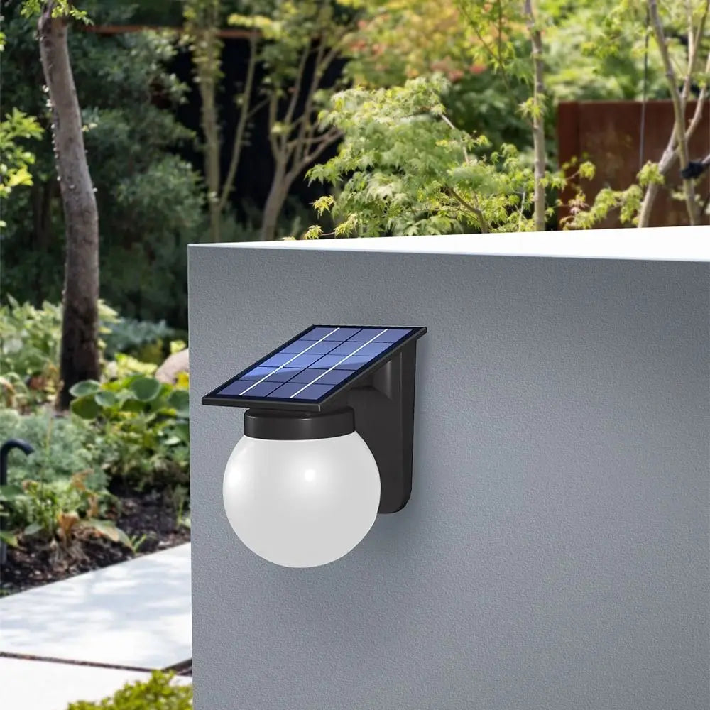 Auto on/Off Solar Wall Light Wall Mounted IP65 Waterproof Solar Induction Lamp Durable Sturdy Outdoor Solar Wall Lamp