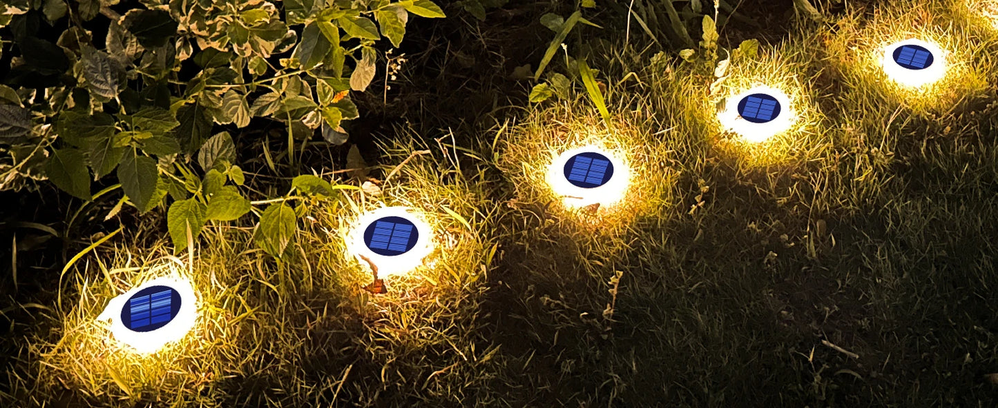 Solar Lights Outdoor Solar Garden Step Lighting Waterproof For Stairs Patio Pathway Yard Fence Wall Lamp Christmas Decoration