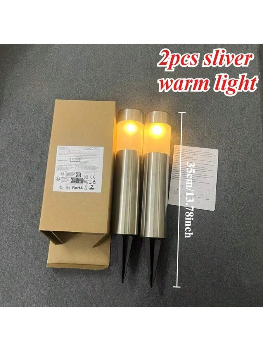 Solar Pathway Lights Outdoor Waterproof-Auto On/Off Solar Garden Lights for Yard Walkway Driveway Patio Lawn&Path-Upgraded Brigh